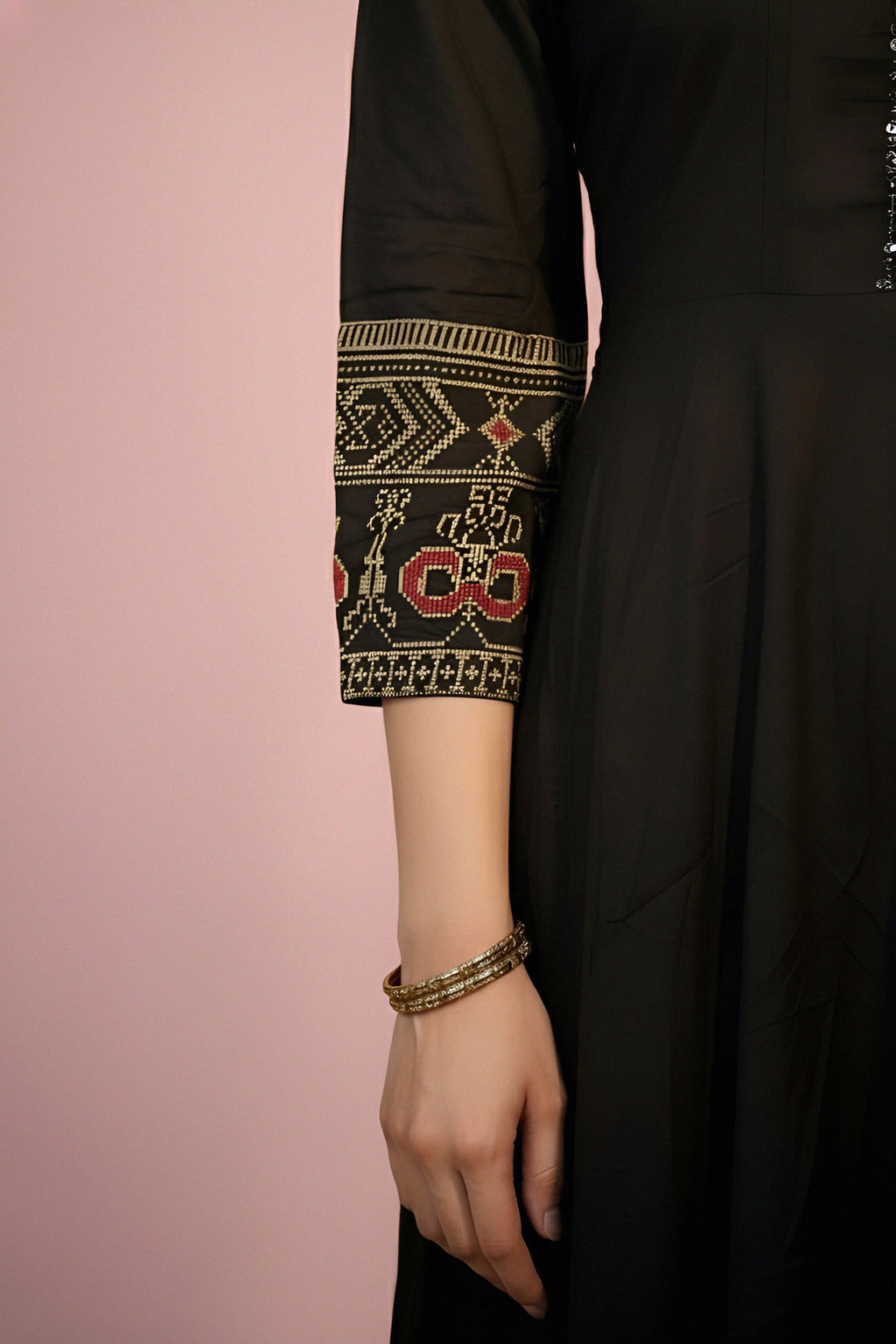 Kalamkari-inspired kurti set