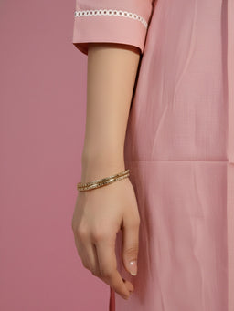 Pink Flare kurti set