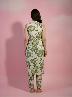 Floral Printed Cord Set