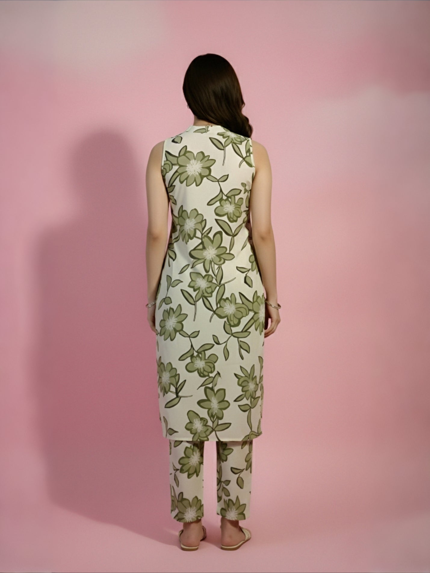 Floral Printed Cord Set