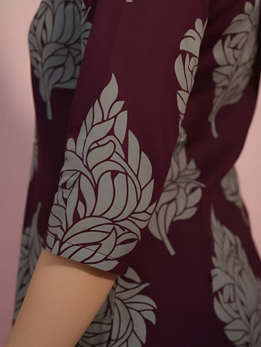 Printed Rayon Kurti Gown Set