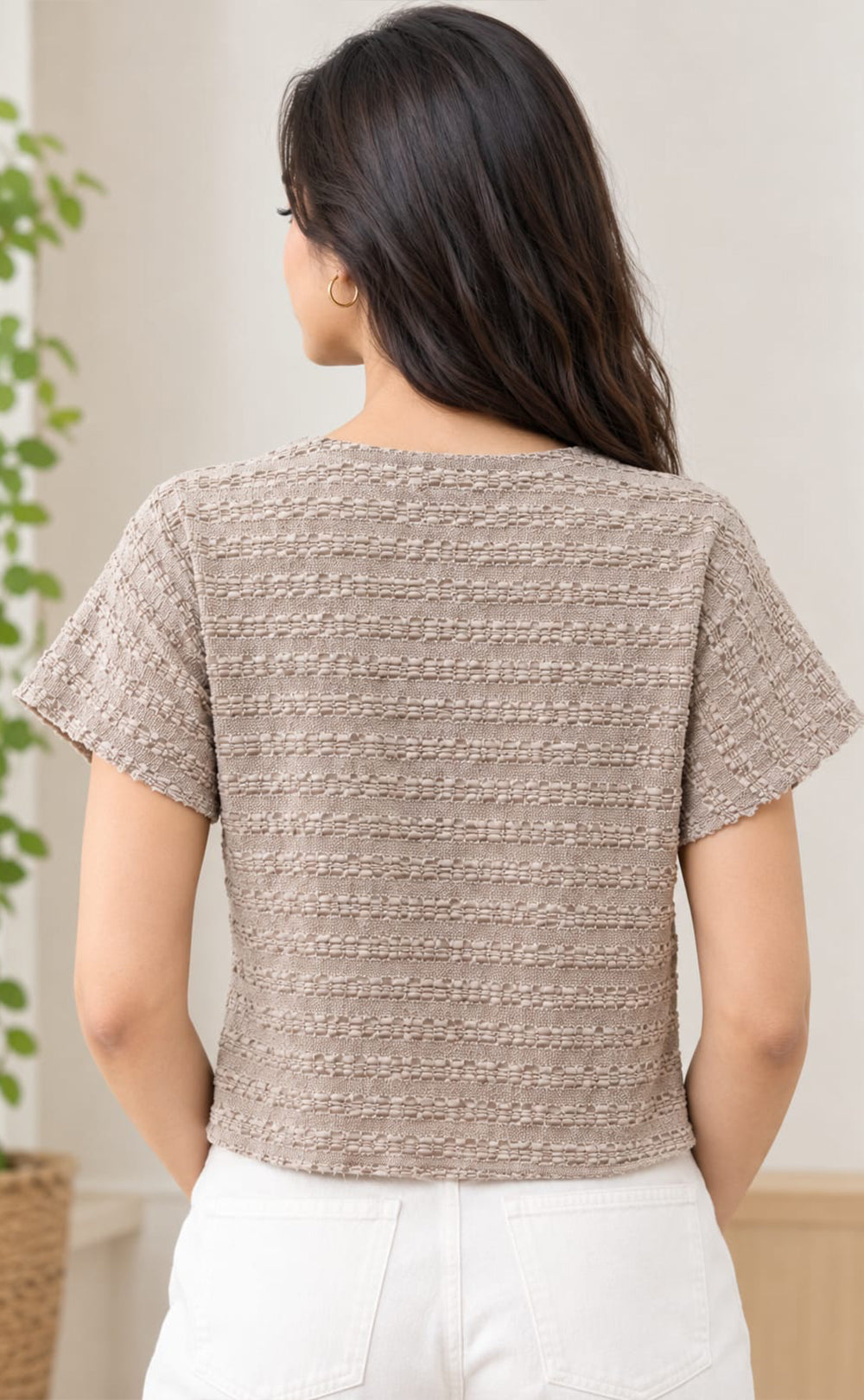 Light Grey Imported Plain T-Shirt
