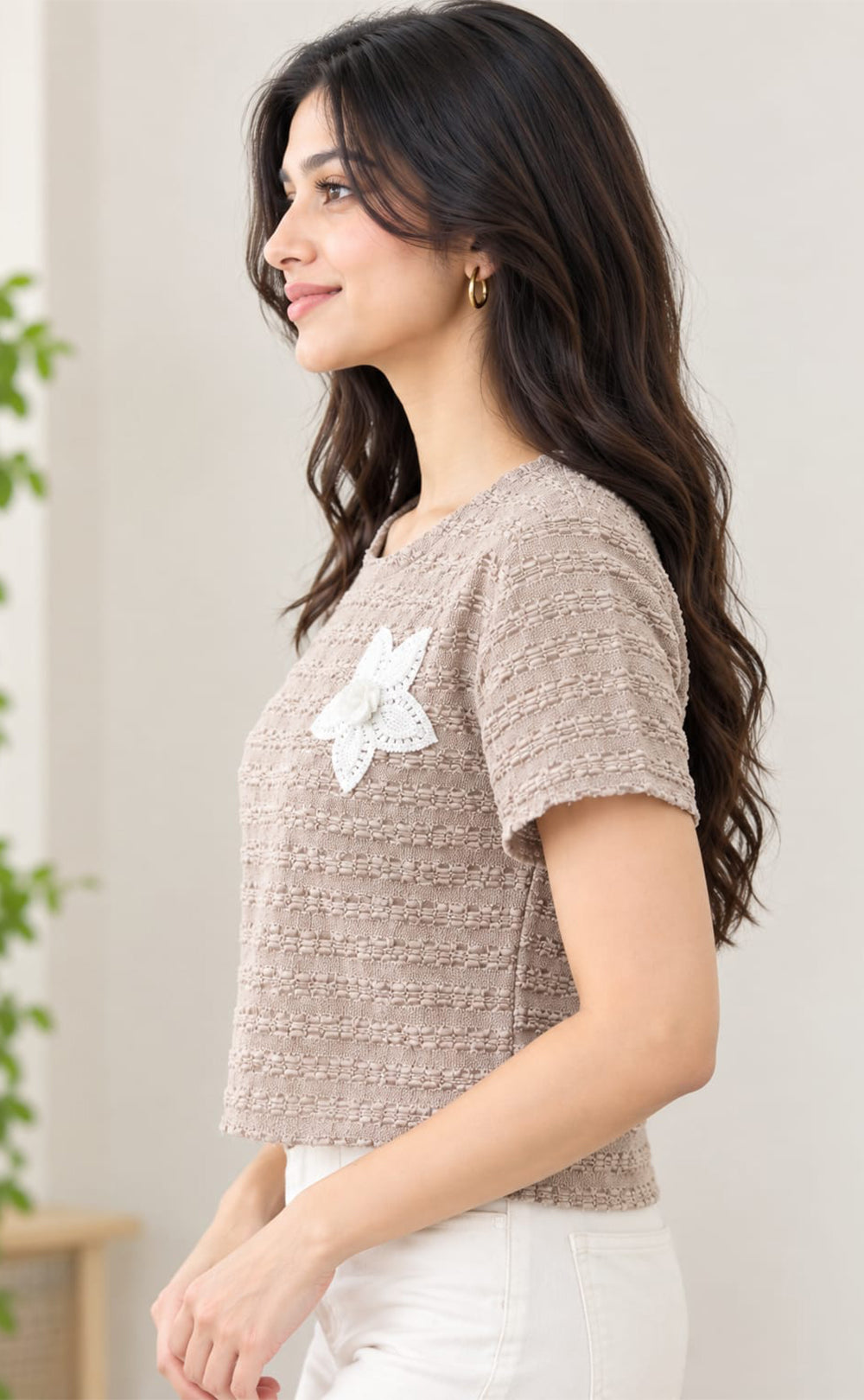 Light Grey Imported Plain T-Shirt