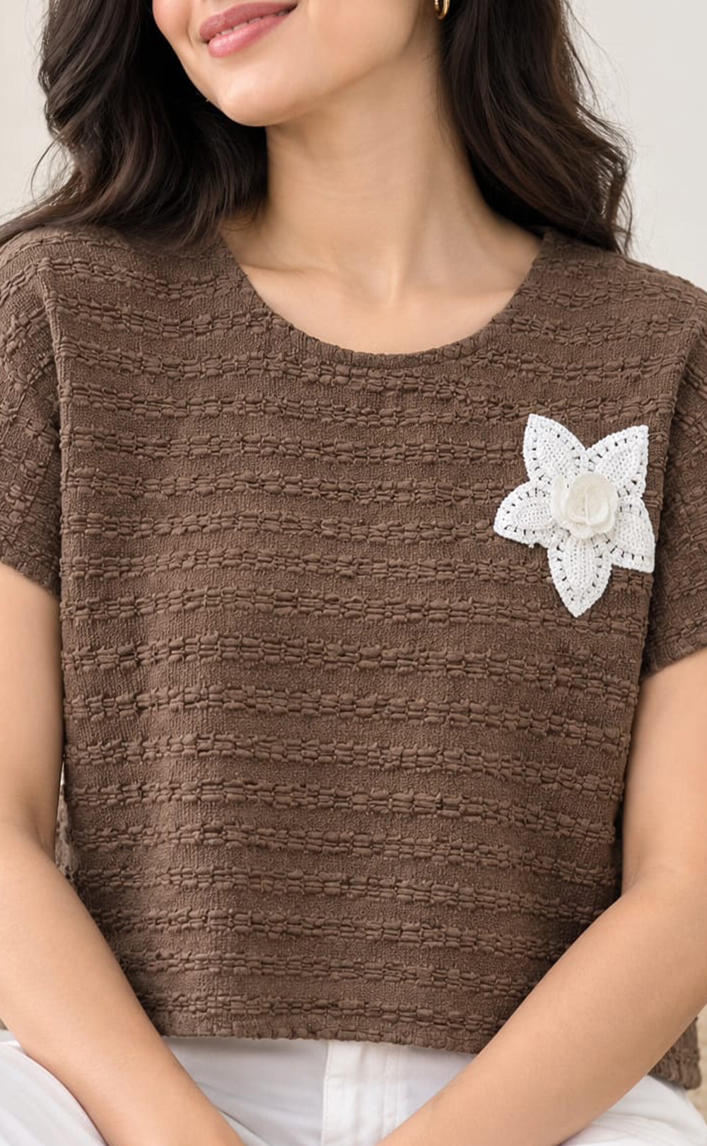 Dark Chocolate Brown Imported Plain T-Shirt